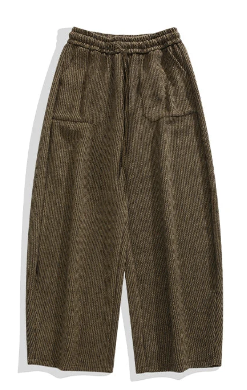 Corduroy Knit-Waist Lounge Pants