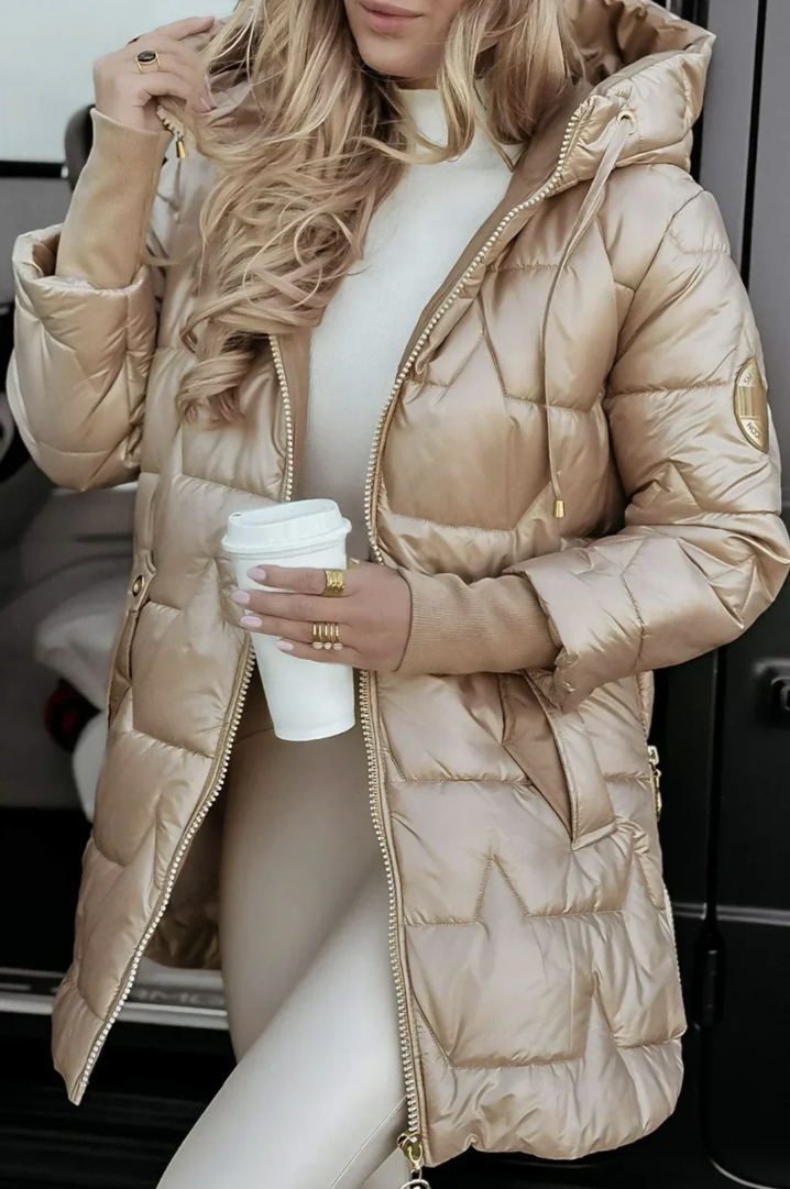 Chiara | Long, Warm Padded Jacket
