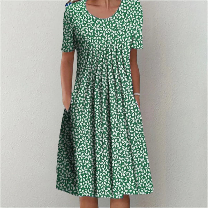 Stylish and Casual Floral Dress with Pockets