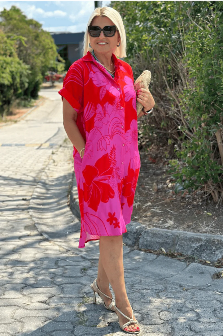 Naomi – Dress with floral print