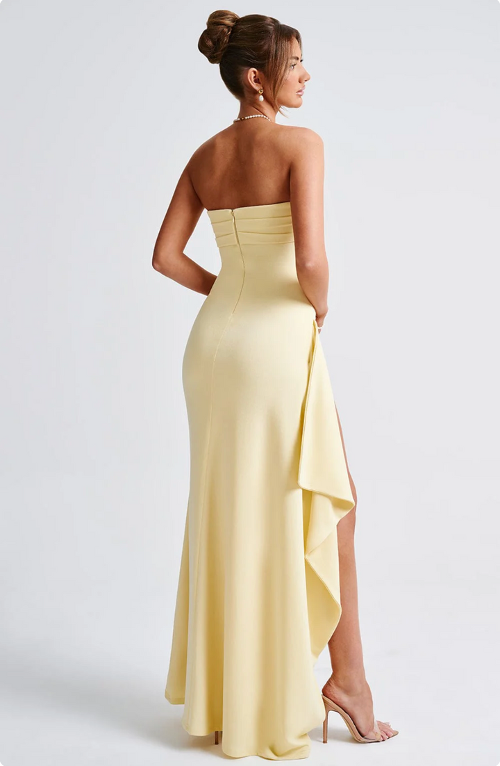Nova Paris Zafira Maxi Dress - Lemon