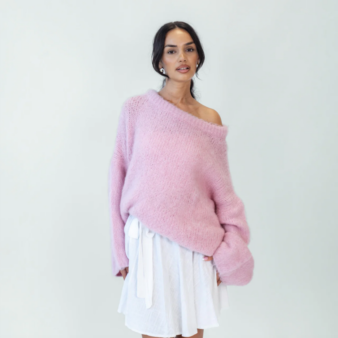 Ultra-Soft Off-Shoulder Knit