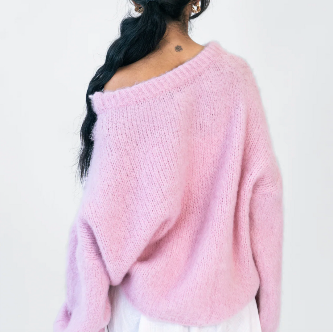 Ultra-Soft Off-Shoulder Knit