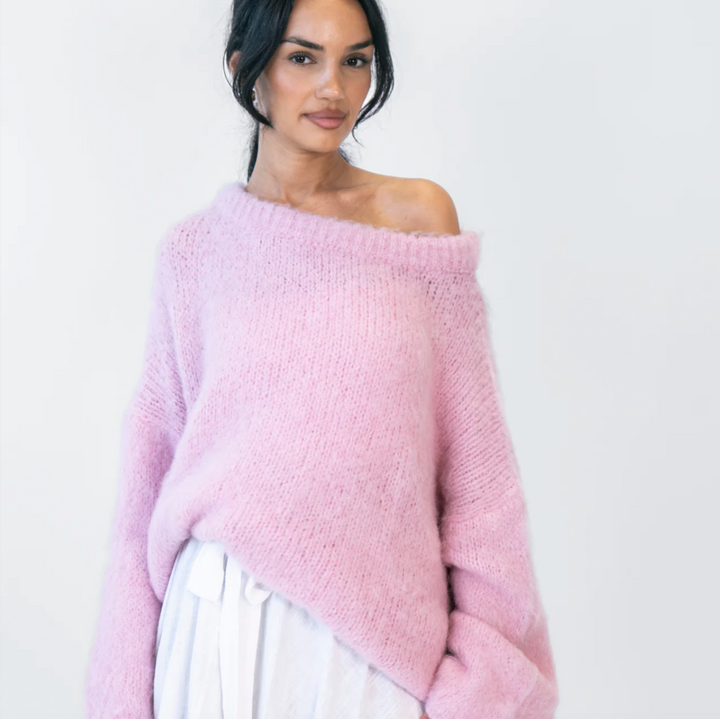Ultra-Soft Off-Shoulder Knit