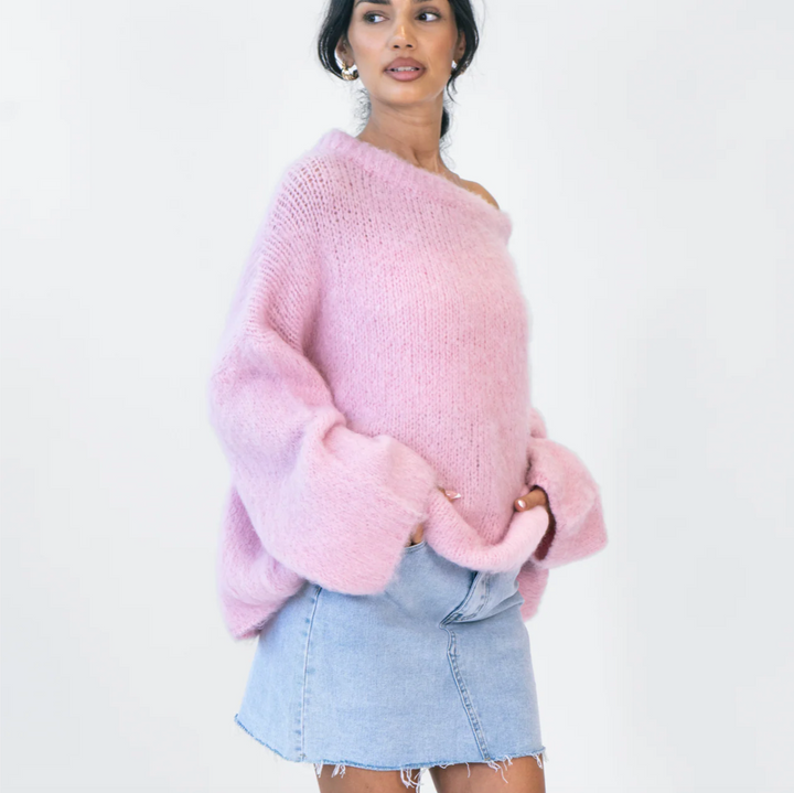 Ultra-Soft Off-Shoulder Knit