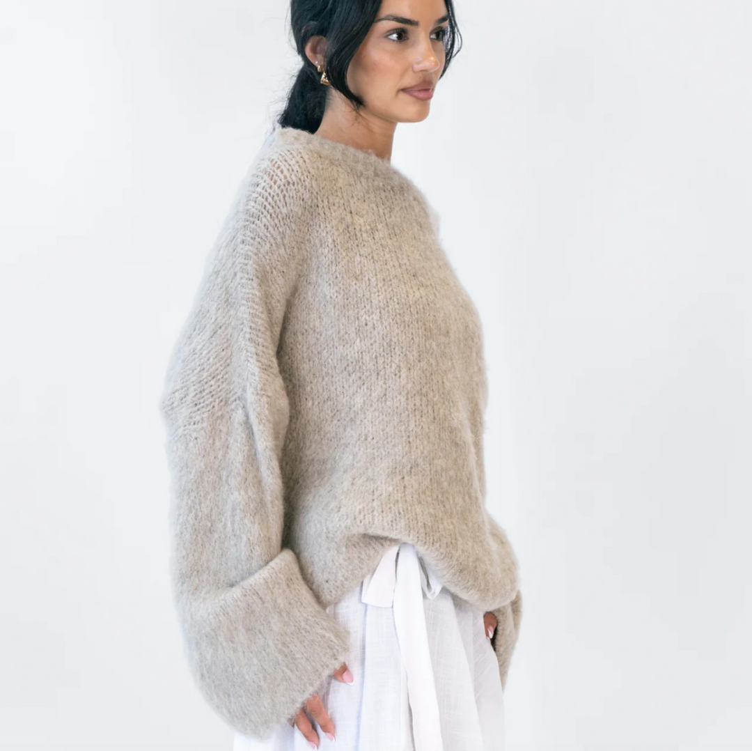 Ultra-Soft Off-Shoulder Knit