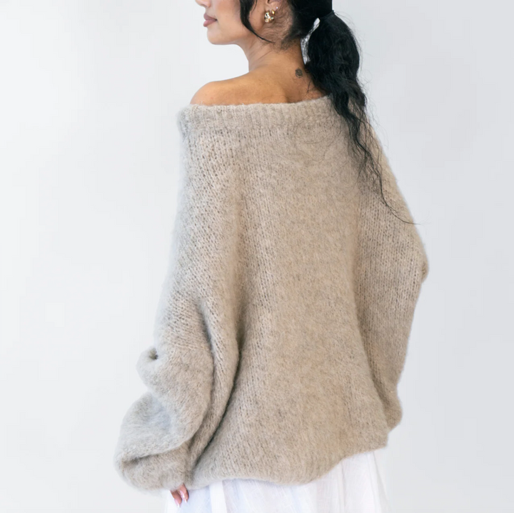 Ultra-Soft Off-Shoulder Knit