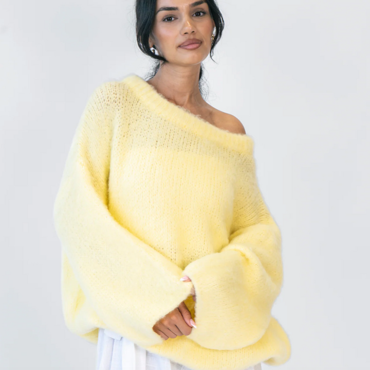 Ultra-Soft Off-Shoulder Knit