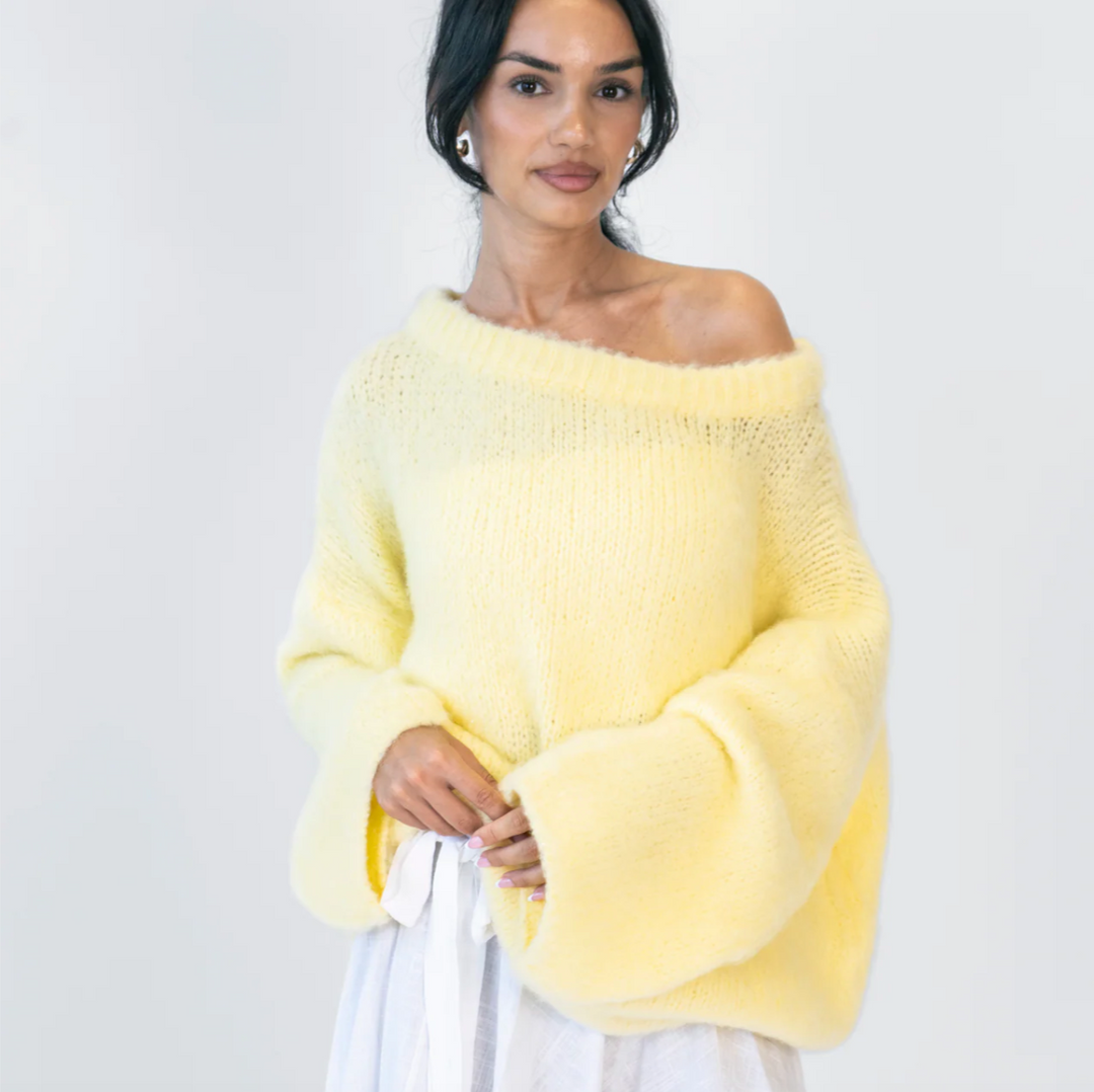 Ultra-Soft Off-Shoulder Knit