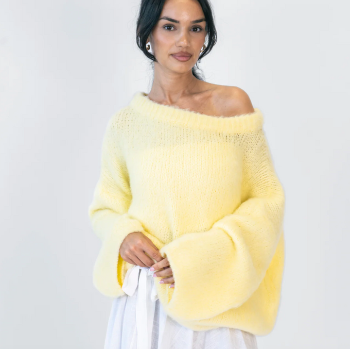 Ultra-Soft Off-Shoulder Knit