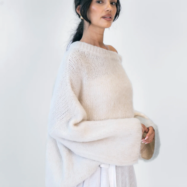 Ultra-Soft Off-Shoulder Knit