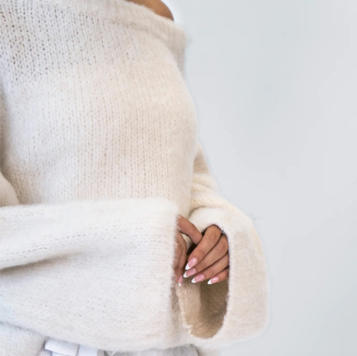 Ultra-Soft Off-Shoulder Knit