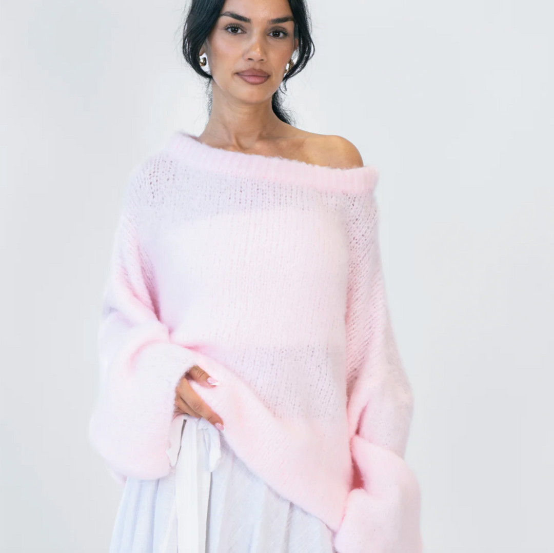 Ultra-Soft Off-Shoulder Knit