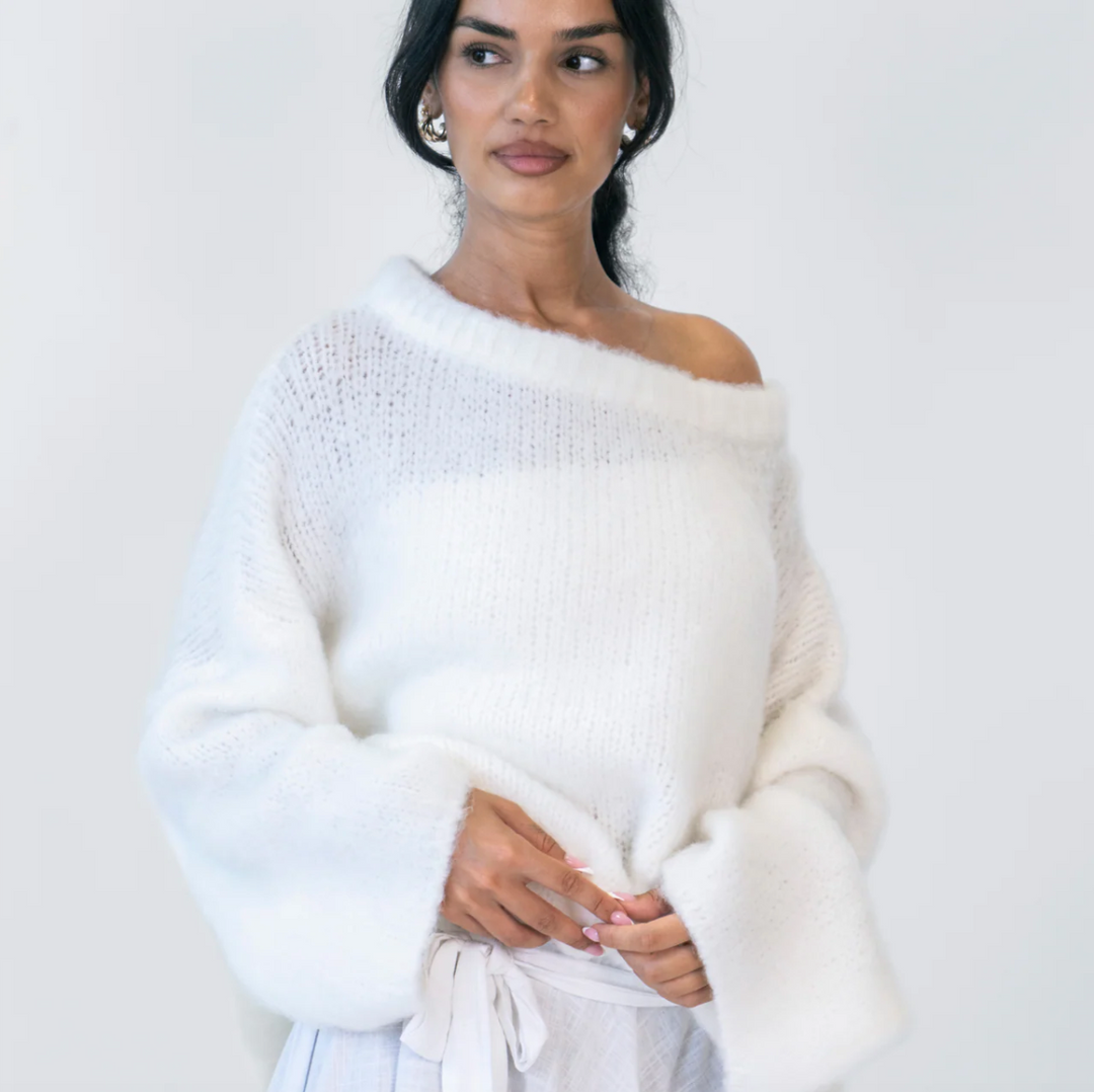 Ultra-Soft Off-Shoulder Knit