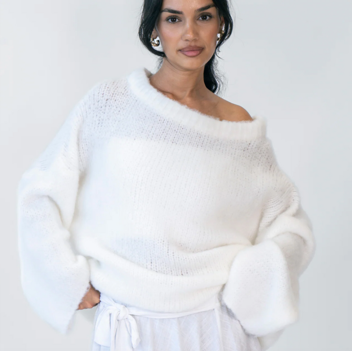 Ultra-Soft Off-Shoulder Knit