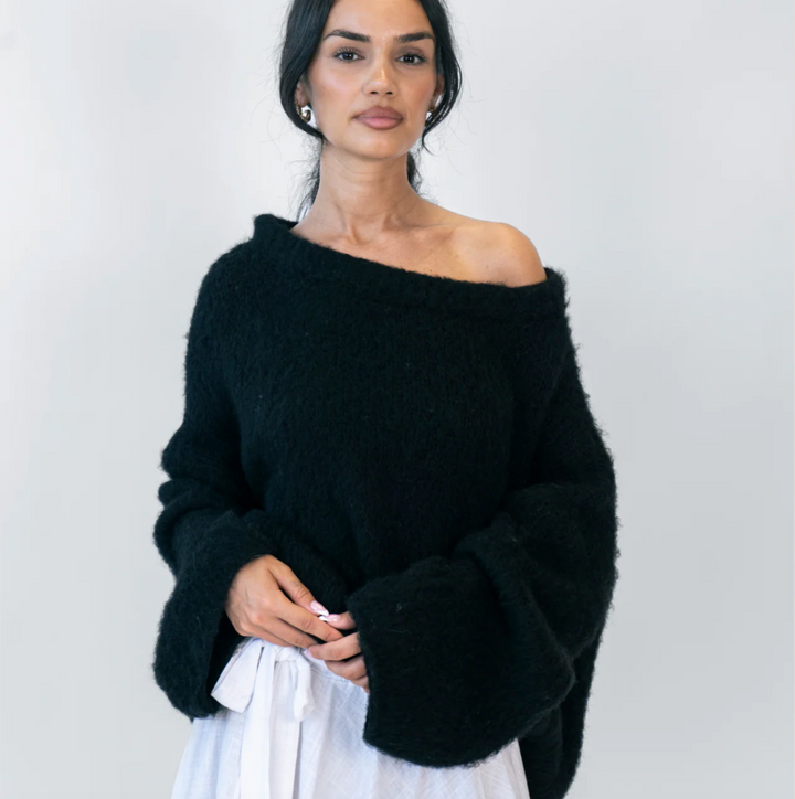 Ultra-Soft Off-Shoulder Knit