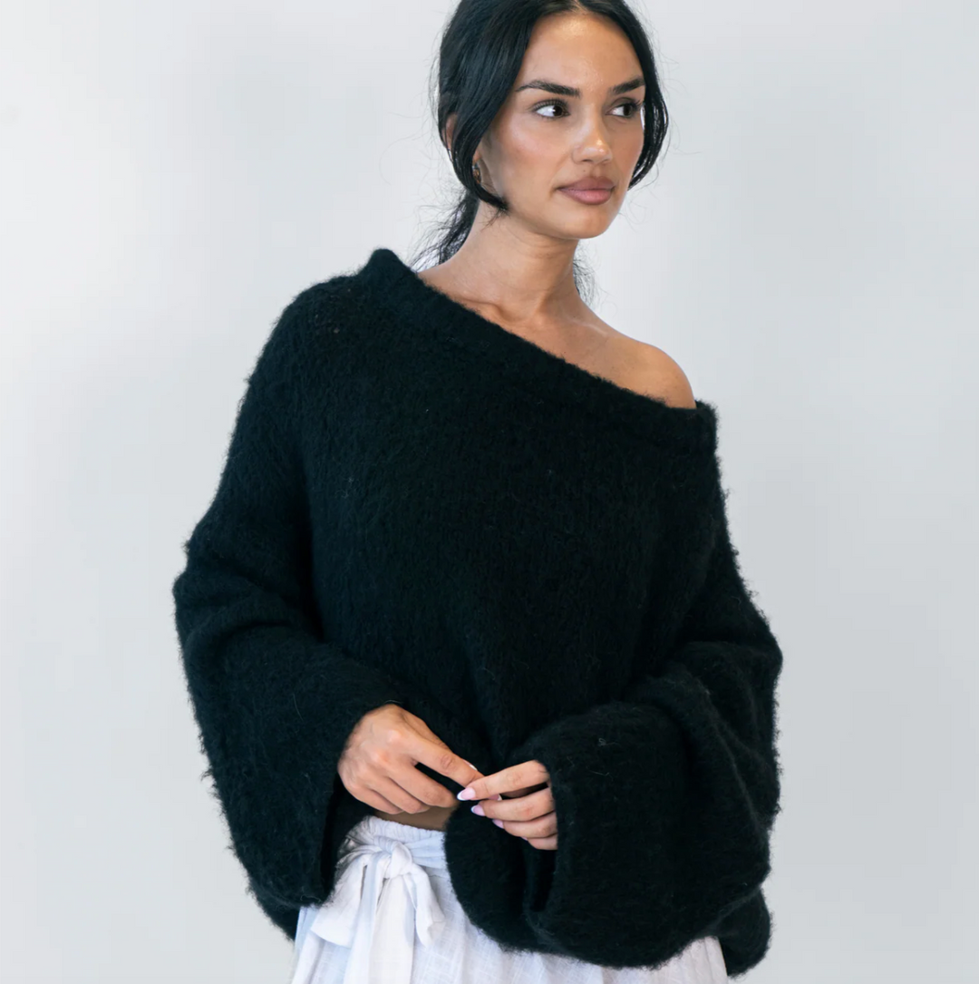 Ultra-Soft Off-Shoulder Knit