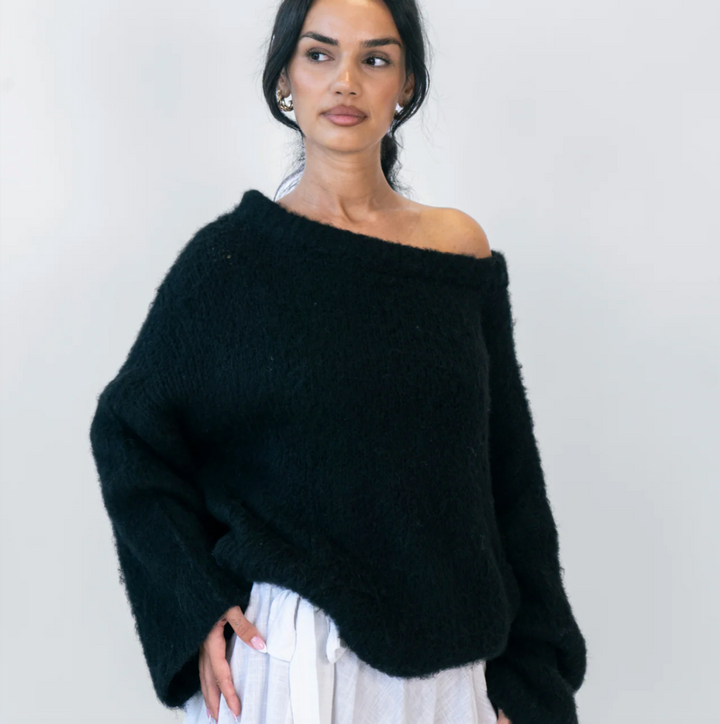Ultra-Soft Off-Shoulder Knit