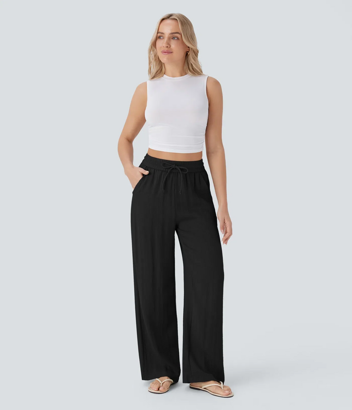 Lisa | Comfortable & Airy Linen Trousers