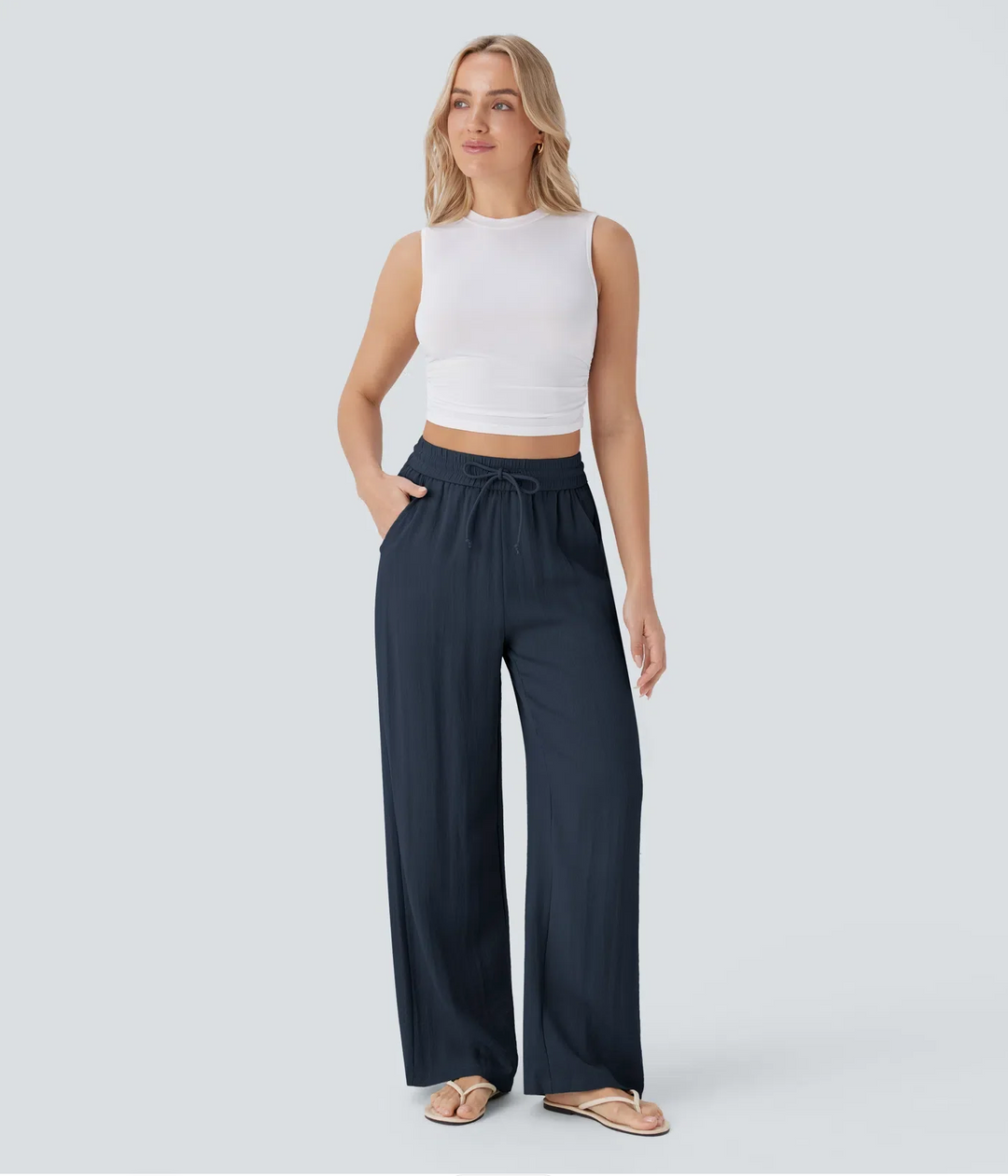 Lisa | Comfortable & Airy Linen Trousers