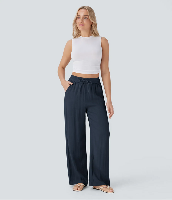 Lisa | Comfortable & Airy Linen Trousers