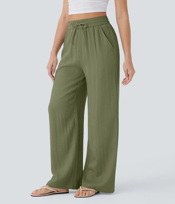 Lisa | Comfortable & Airy Linen Trousers