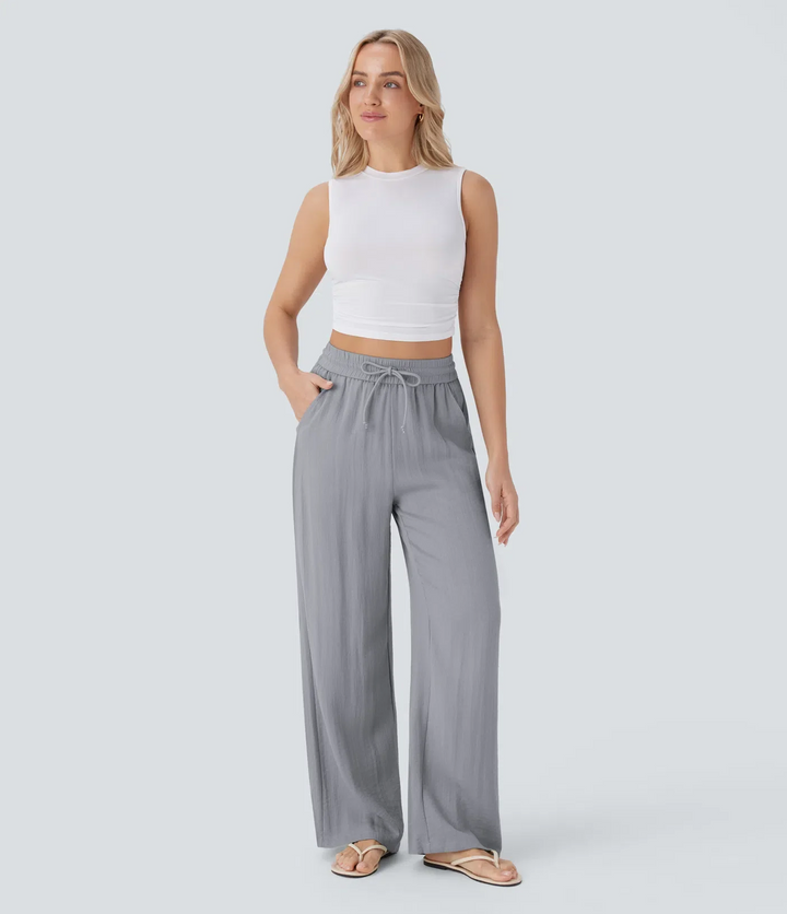 Lisa | Comfortable & Airy Linen Trousers