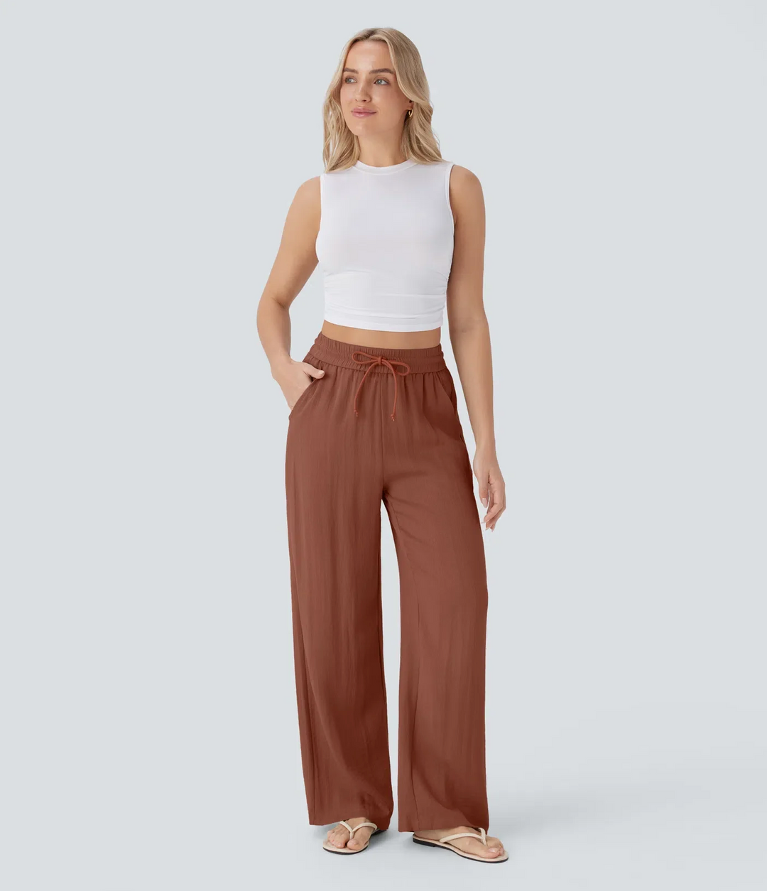 Lisa | Comfortable & Airy Linen Trousers