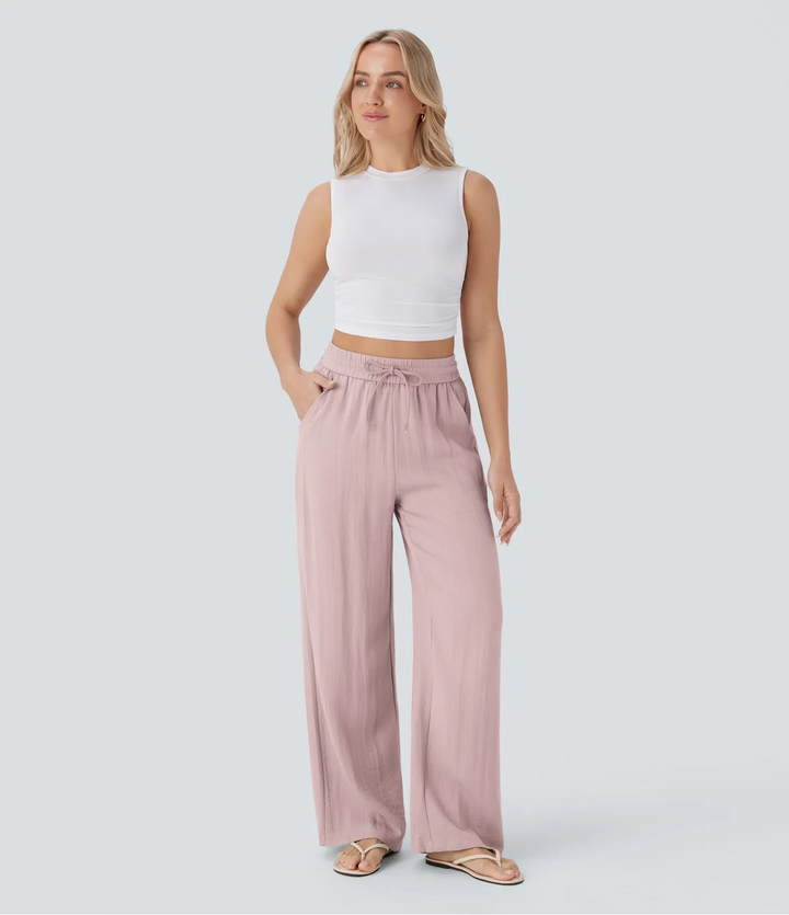 Lisa | Comfortable & Airy Linen Trousers