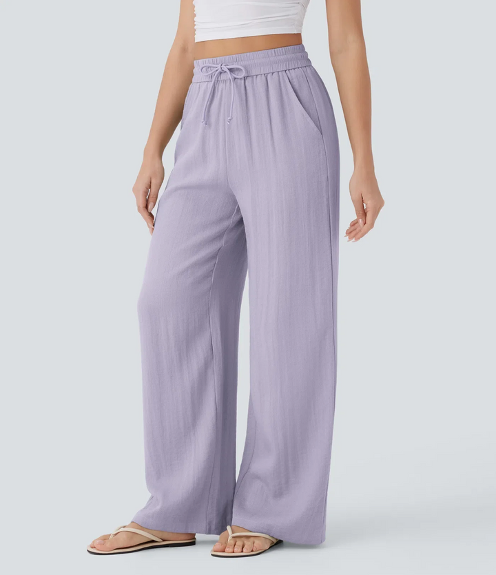 Lisa | Comfortable & Airy Linen Trousers