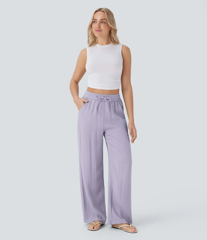 Lisa | Comfortable & Airy Linen Trousers