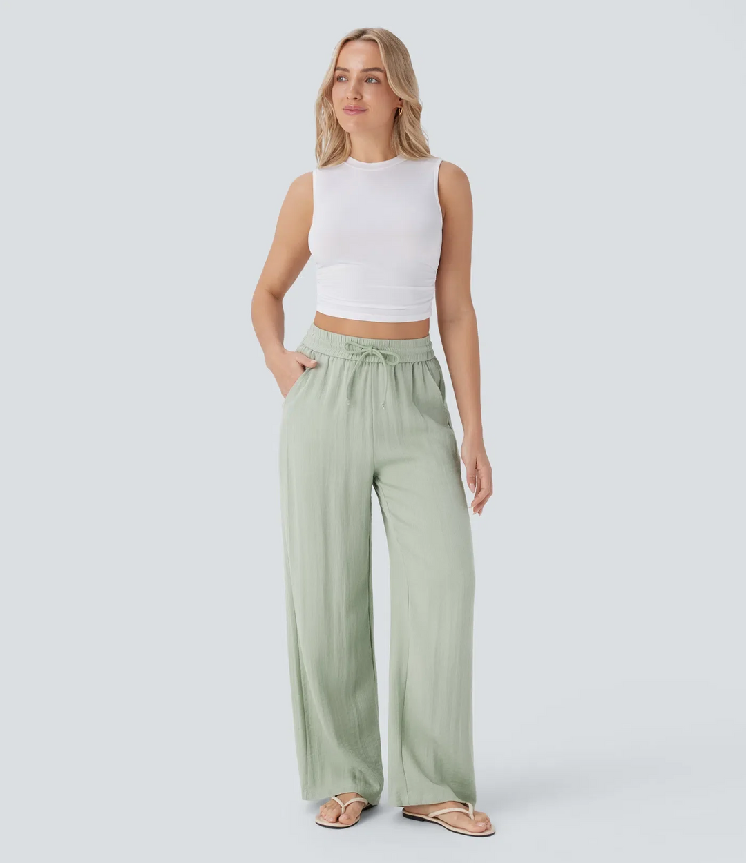 Lisa | Comfortable & Airy Linen Trousers