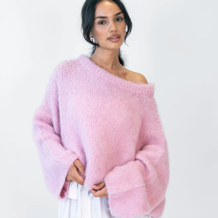 Ultra-Soft Off-Shoulder Knit