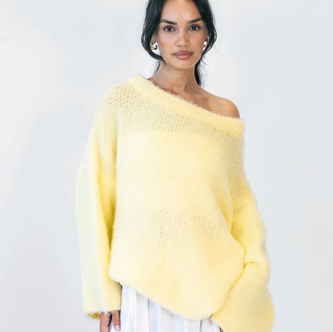 Ultra-Soft Off-Shoulder Knit