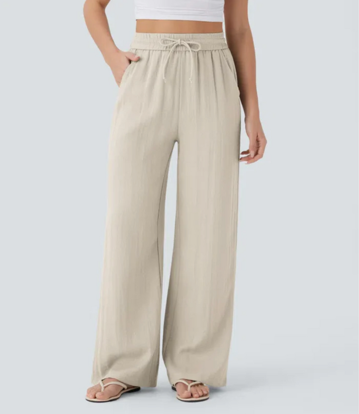 Lisa | Comfortable & Airy Linen Trousers