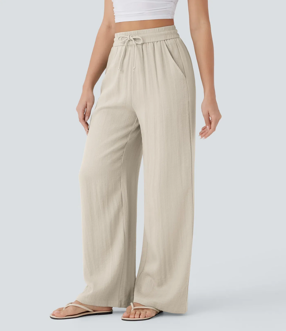 Lisa | Comfortable & Airy Linen Trousers
