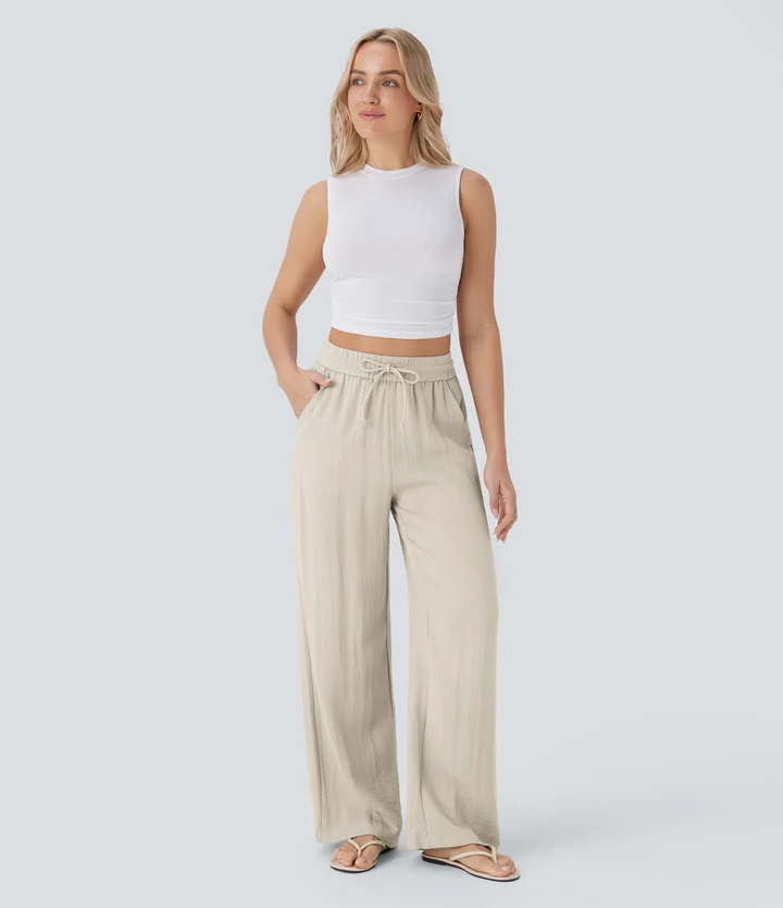 Lisa | Comfortable & Airy Linen Trousers