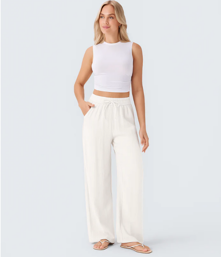 Lisa | Comfortable & Airy Linen Trousers