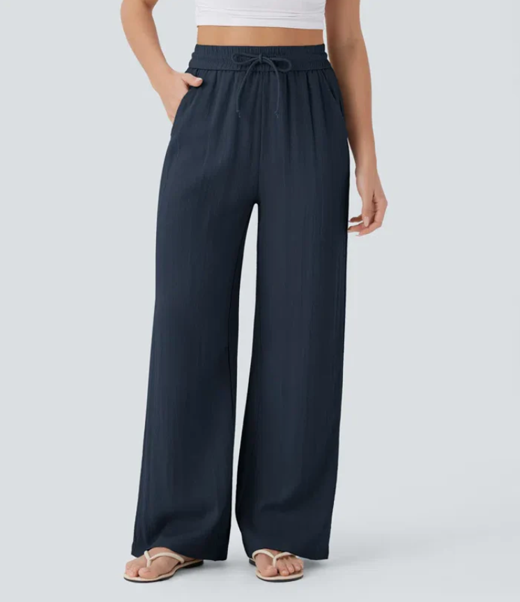 Lisa | Comfortable & Airy Linen Trousers