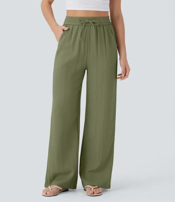 Lisa | Comfortable & Airy Linen Trousers