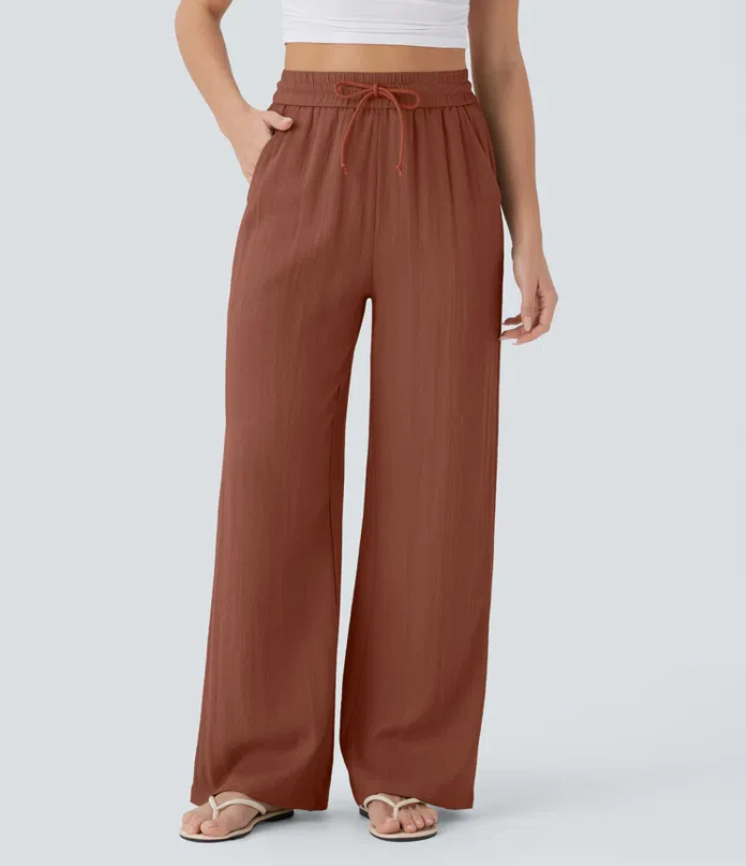 Lisa | Comfortable & Airy Linen Trousers
