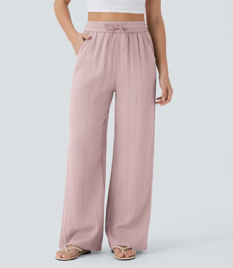 Lisa | Comfortable & Airy Linen Trousers