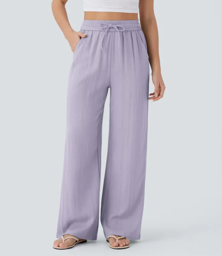 Lisa | Comfortable & Airy Linen Trousers