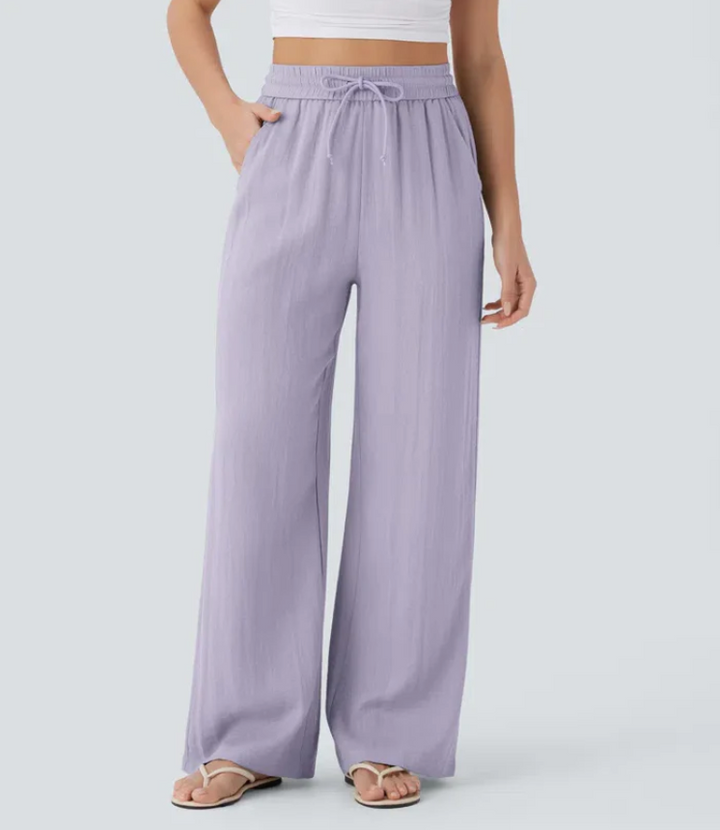 Lisa | Comfortable & Airy Linen Trousers