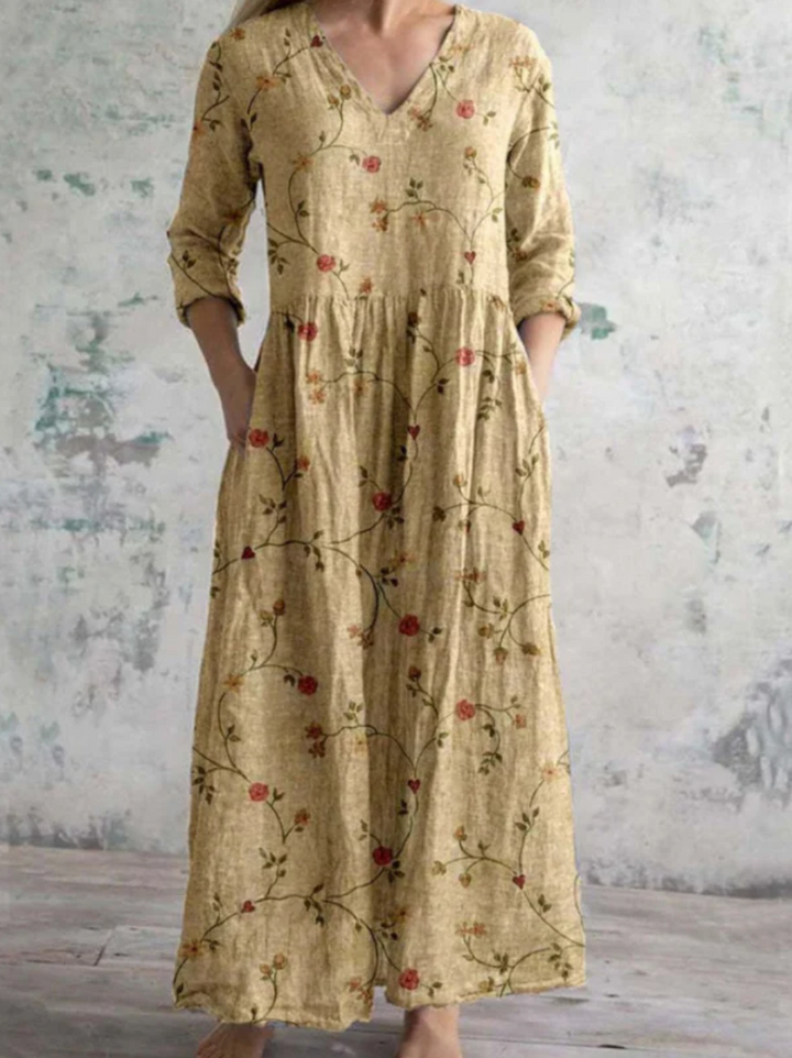 Celestine | Maxi dress with vintage floral print