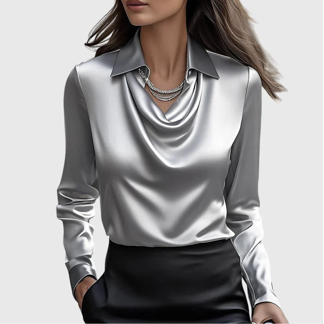 Brooklyn - Elegant Satin Blouse