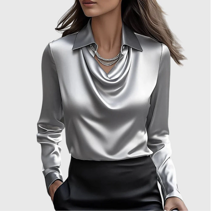 Brooklyn - Elegant Satin Blouse